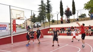 ÇAN BELEDİYESİ “SOKAK BASKETBOLU” BAŞLADI
