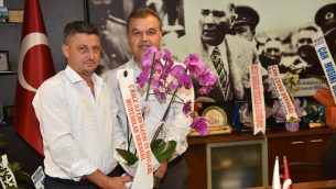 ÇAN İLÇEMİZ VE KÖYLERİ MUHTARLAR DERNEĞİNDEN ZİYARET