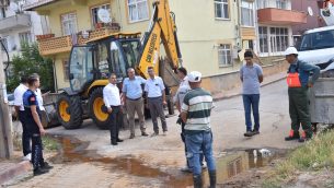 EKİPLERİMİZ TARAFINDAN YÜRÜTÜLEN ÇALIŞMALARI BAŞKAN VEKİLİMİZ HARUN ARSLAN YERİNDE İNCELEDİ