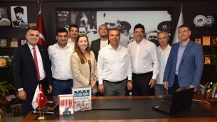 MARMARA BELEDİYELER BİRLİĞİ VE İBB YETKİLİLERİNDEN BELEDİYEMİZE ZİYARET