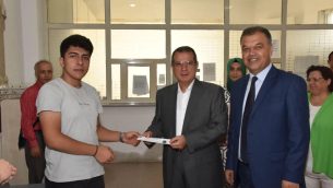 BAŞKANVEKİLİMİZ ÖĞRENCİLERİMİZİN İLK KAYIT GÜNÜNDE YANINDA OLDU