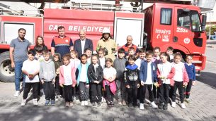 İTFAİYE HAFTASI ÖĞRENCİLERİMİZİ MİSAFİR ETTİK