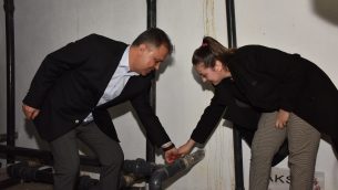 AKSU İÇME SUYUMUZ DUALAR EŞLİĞİNDE AÇILDI