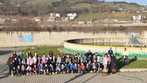 ÇAN BELEDİYESİ ARITMA TESİSİNİN DUYARLI MİNİK MİSAFİRLERİ