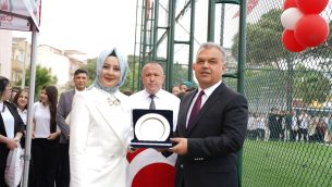 ŞEHİT ENGİN EKER ORTAOKULU SPOR TESİSİMİZ AÇILDI