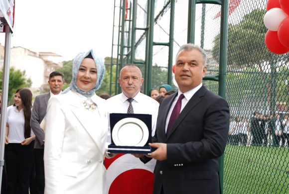 ŞEHİT ENGİN EKER ORTAOKULU SPOR TESİSİMİZ AÇILDI
