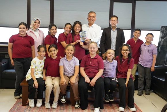 GELECEĞİMİZİN TEMİNATI ÇOCUKLARIMIZI BELEDİYEMİZDE AĞIRLADIK