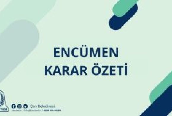 20.10.2026 TARİHLİ ENCÜMEN KARAR ÖZETİ