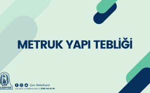 METRUK YAPI TEBLİĞİ