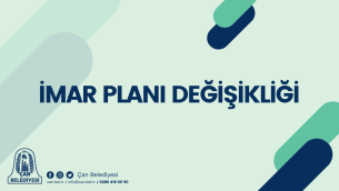 İMAR PLANI DEĞİŞİKLİĞİ
